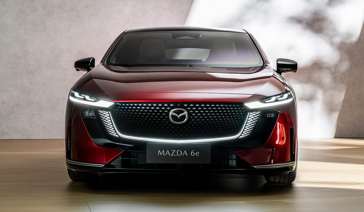 All New 2025 Mazda 6e Stylish Electric Sedan Revealed